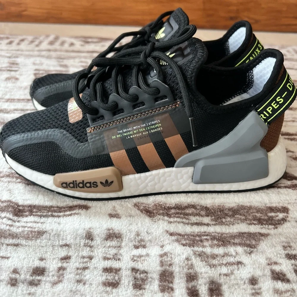 Adidas NMD Black and Brown Sneakers - Picture 5 of 11